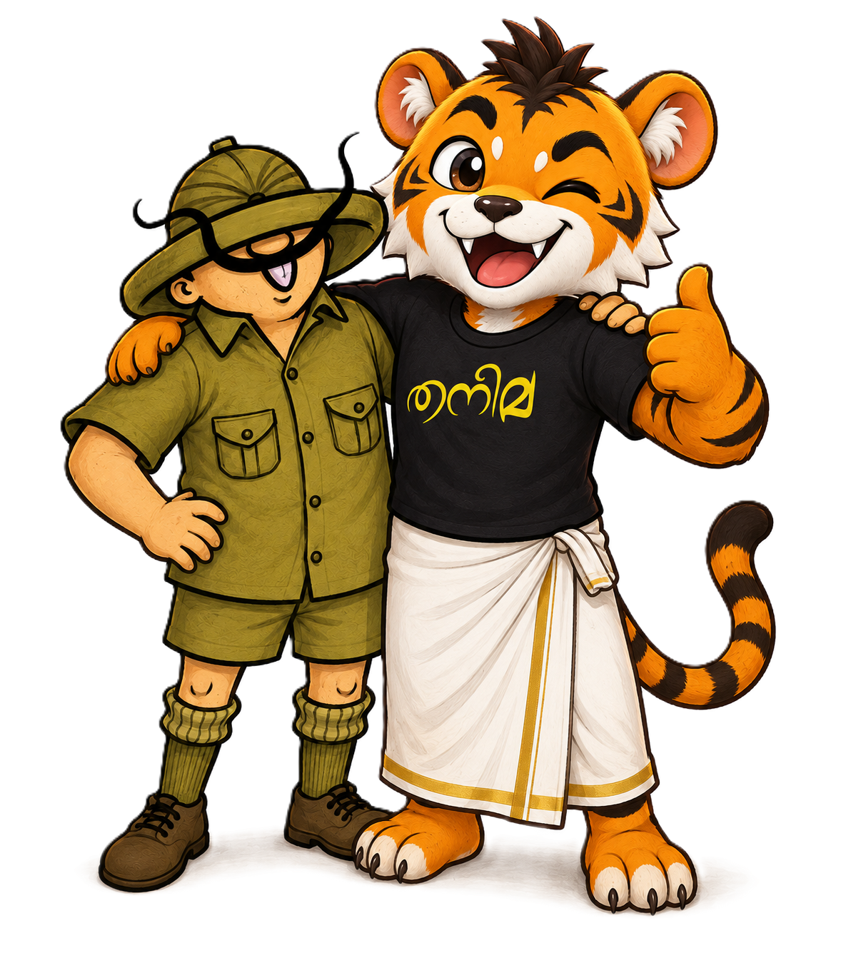 villain and tiger become friends